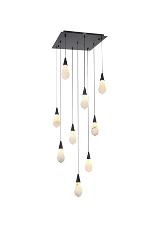 Elegant Lighting - 1013S20BK-22ST - LED Pendant - Amora - Black