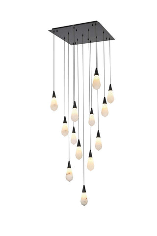 Elegant Lighting - 1013S26BK-22ST - LED Pendant - Amora - Black