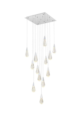 Elegant Lighting - 1013S26C-02CR - LED Pendant - Amora - Chrome