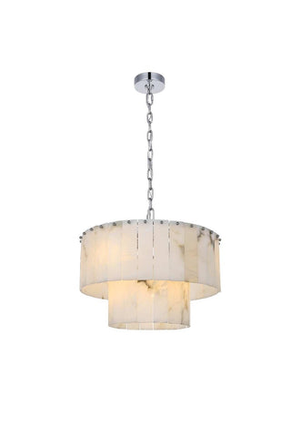 Elegant Lighting - 1015D20C-33ST - Nine Light Chandelier - Georgina - Chrome