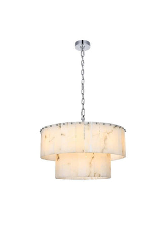 Elegant Lighting - 1015D24C-33ST - 12 Light Chandelier - Georgina - Chrome