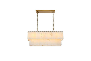 Elegant Lighting - 1015D36SG-33ST - 14 Light Chandelier - Georgina - Satin Gold