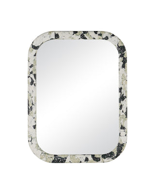 Currey and Company - 1000-0185 - Mirror - Wolcott - White / Black / Green