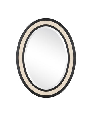 Currey and Company - 1000-0189 - Mirror - Deanna - Ivory / Black
