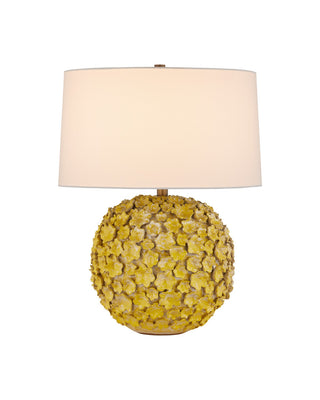 Currey and Company - 6000-1076 - One Light Table Lamp - Mantilla - Yellow