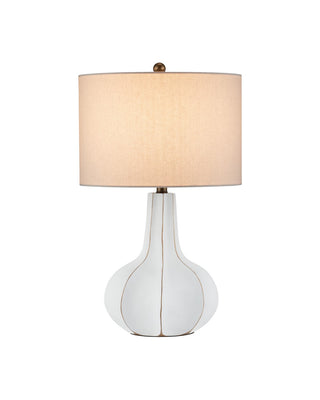 Currey and Company - 6000-1090 - One Light Table Lamp - Bonbori - White