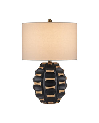Currey and Company - 6000-1092 - One Light Table Lamp - Betel Nut - Black