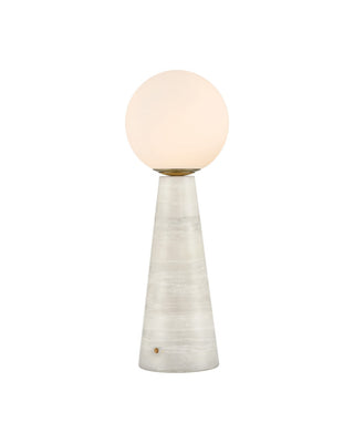 Currey and Company - 6700-0027 - LED Table Lamp - Wayfinder - White / Opaque