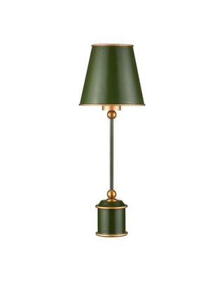 Currey and Company - 6700-0037 - One Light Table Lamp - Daphne - Green / Gold
