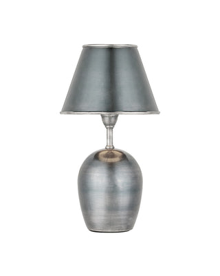 Currey and Company - 6700-0043 - One Light Table Lamp - Volley - Antique Silver