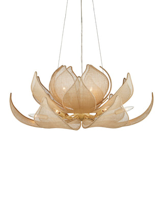 Currey and Company - 9000-1430 - LED Chandelier - Oblivion - Natural / Coco Cream