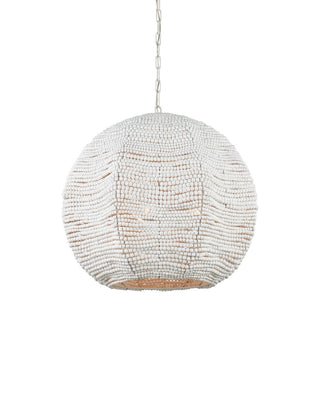 Currey and Company - 9000-1456 - Three Light Pendant - Octavia - Whitewash / White