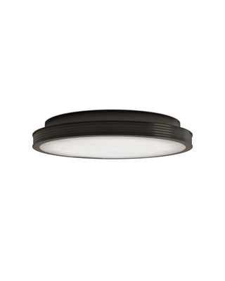 Currey and Company - 9999-0087 - LED Flush Mount - Aydan - Natural / Oil Rubbed Bronze