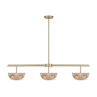 Savoy House - 1-1250-3-127 - LED Linear Chandelier - Hubbard - Noble Brass