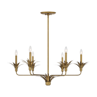 Savoy House - 1-1260-6-339 - Six Light Chandelier - Strathmore - Antique Patina