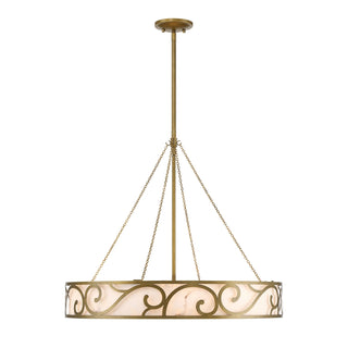 Savoy House - 1-1269-8-339 - Eight Light Chandelier - Halstead - Antique Patina