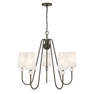 Savoy House - 1-1350-5-15 - Five Light Chandelier - Sheldon - Mediterranean Bronze