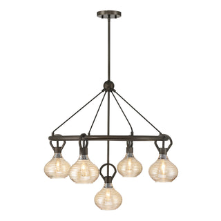 Savoy House - 1-2276-5-15 - Five Light Chandelier - Sheriden - Mediterranean Bronze