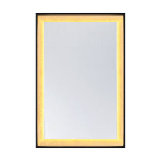 Savoy House - 2-1243-48X32 - LED Mirror - Corvalis - Sand Black and Gold Leaf