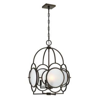 Savoy House - 3-4699-4-15 - Four Light Pendant - Damen - Mediterranean Bronze