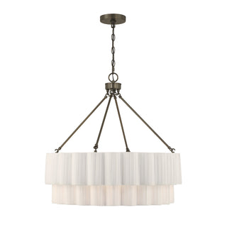 Savoy House - 7-1999-4-15 - Four Light Pendant - Tucker - Mediterranean Bronze