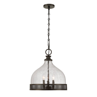 Savoy House - 7-3699-3-15 - Three Light Pendant - Stern - Mediterranean Bronze