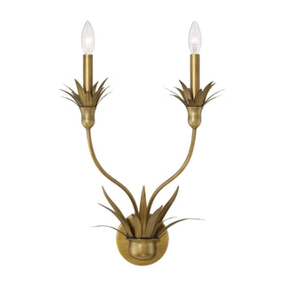 Savoy House - 9-1262-2-339 - Two Light Wall Sconce - Strathmore - Antique Patina