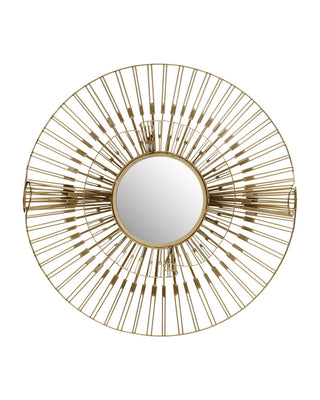 Currey and Company - 1000-0182 - Mirror - Ruche - Gold