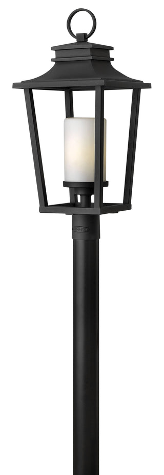 Sullivan Large Post Mount Lantern in Black