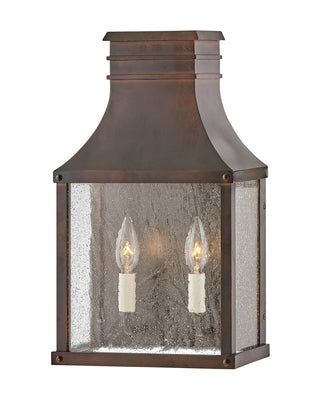 Beacon Hill Medium Wall Mount Lantern in Blackened Copper
