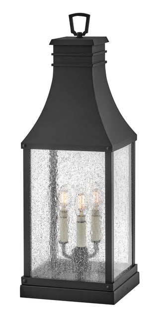 Beacon Hill Large Pier Mount Lantern in Museum Black