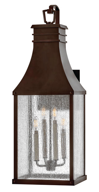 Beacon Hill Extra Large Wall Mount Lantern in Blackened Copper