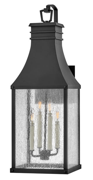 Beacon Hill Extra Large Wall Mount Lantern in Museum Black