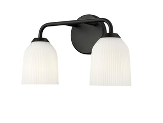 Norah 2-Light Vanity Matte Black