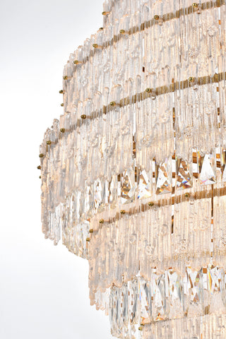 Emilia 36 inch Chandelier in Satin Gold