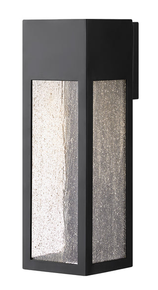 Rook Medium Wall Mount Lantern in Satin Black