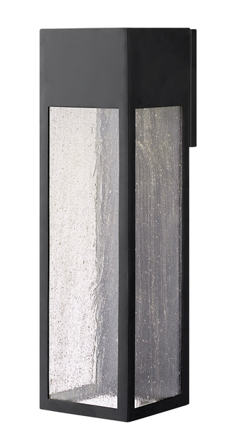 Rook Medium Wall Mount Lantern in Satin Black