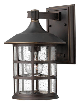 Freeport Small Wall Mount Lantern in Oil Rubbed Bronze