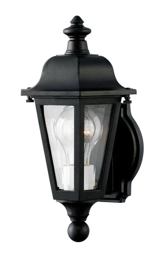Manor House Small Wall Mount Lantern in Black