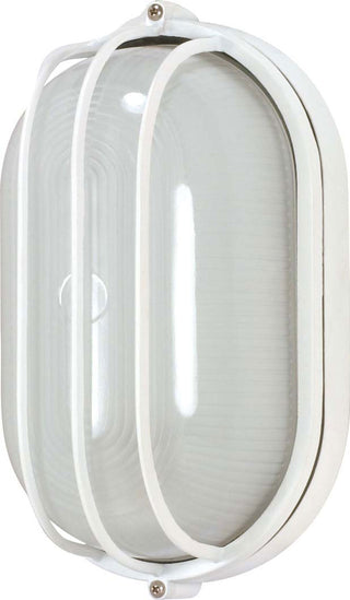 Nuvo Lighting - 60-524 - One Light Outdoor Bulk Head - Die Cast Bulk Heads Semi Gloss White - Semi Gloss White