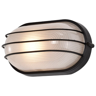 Die Cast Bulk Heads Architectural Bronze One Light Outdoor Bulk Head in Architectural Bronze