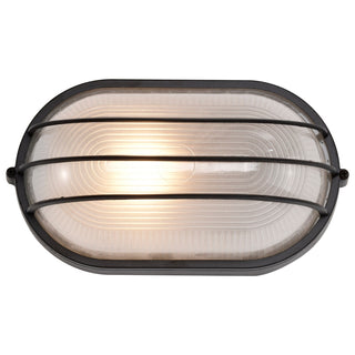 Die Cast Bulk Heads Architectural Bronze One Light Outdoor Bulk Head in Architectural Bronze