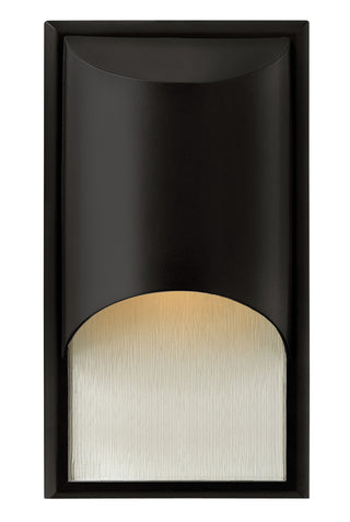 Cascade Medium Wall Mount Lantern in Satin Black