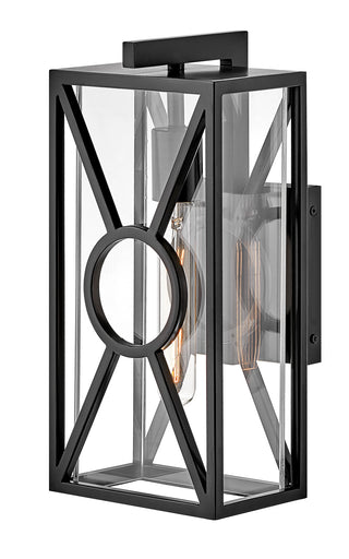 Brixton Medium Wall Mount Lantern in Black