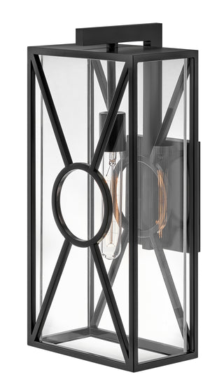Brixton Medium Wall Mount Lantern in Black
