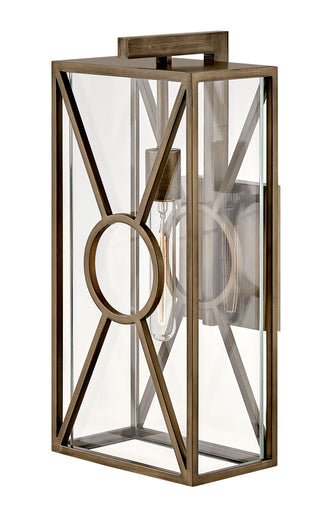 Brixton Medium Wall Mount Lantern in Burnished Bronze