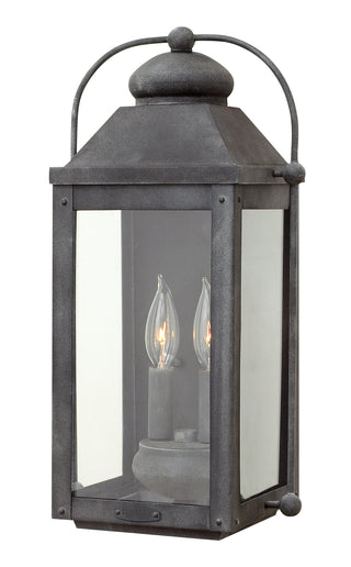 Anchorage Medium Wall Mount Lantern in Aged Zinc