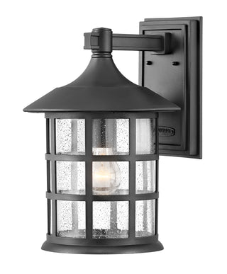 Freeport Coastal Elements Medium Wall Mount Lantern in Textured Black