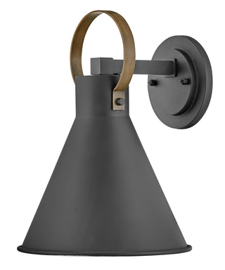 Winnie Small Wall Mount Lantern in Museum Black