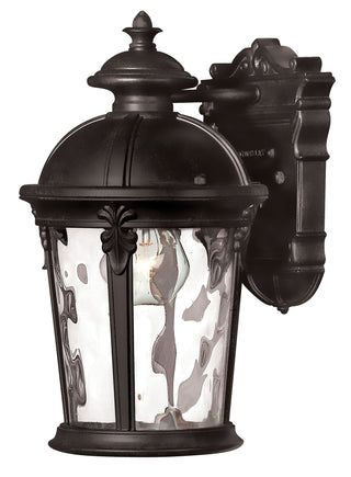 Windsor Small Wall Mount Lantern in Black